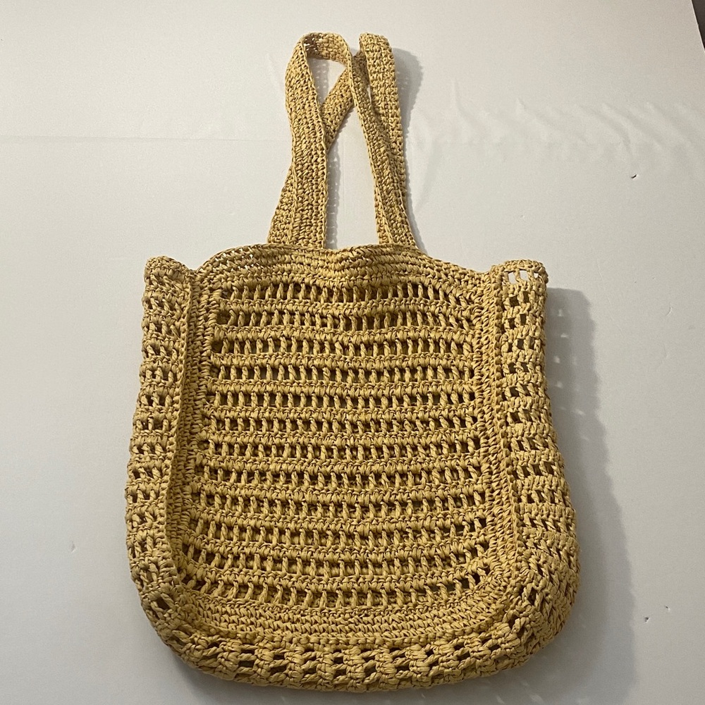 LOFT Straw Tote Bag